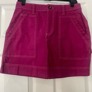 Old Navy Vibrant Pink Mini Skirt with Side Accent